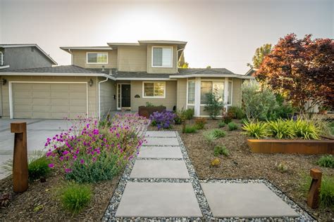 Campbell Front Yard Xeriscape - Modern - Landscape - San Francisco - by Confidence Landscaping ...