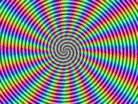 Rainbow Spiral Illusion | Tynker