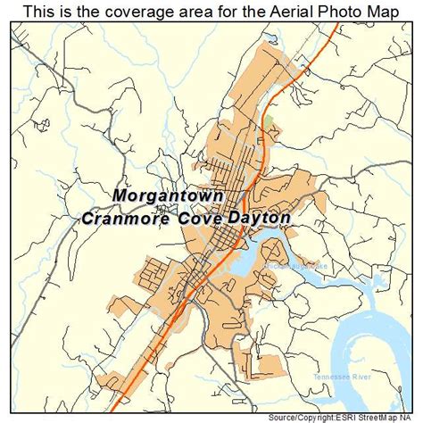 Aerial Photography Map of Dayton, TN Tennessee