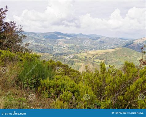 Galician Landscape - O`Cebreiro Stock Image - Image of glimpse, santiago: 129727403