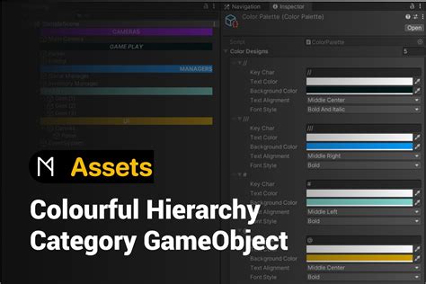 Colourful Hierarchy Category GameObject | Utilities Tools | Unity Asset ...