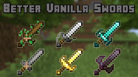 Better Vanilla Swords Minecraft Texture Pack