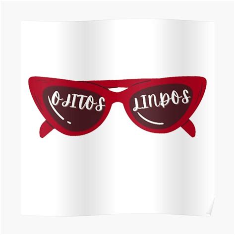 "Ojitos Lindos " Poster for Sale by CUTE-LIZ | Redbubble