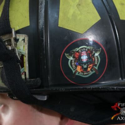 Firefighter Helmet Decals - 100% made in the USA only at Fire and Axes