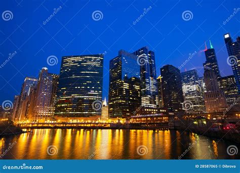 Chicago Loop skyline stock image. Image of city, sears - 28587065