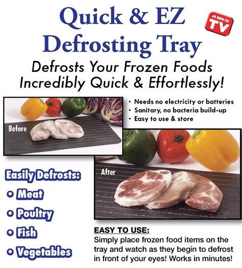 Premium Innovative Defrosting Tray – Premier Novelties