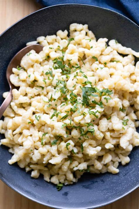 How To Make German Spaetzle From Scratch - Green Healthy Cooking