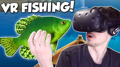 FISHING FOR HUGE FISH! - Catch & Release VR Gameplay - VR Fishing Simulator Game - YouTube