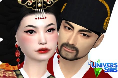 Korean King and Queen at L’UniverSims - Lana CC Finds