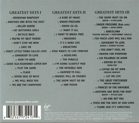 Queen Greatest Hits Platinum Collection