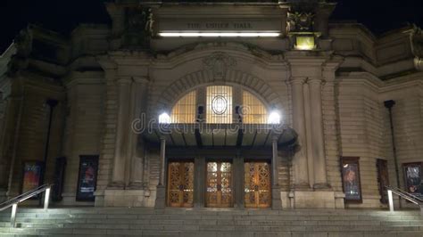 Usher Hall in Edinburgh at Night - EDINBURGH, SCOTLAND - JANUARY 10 ...