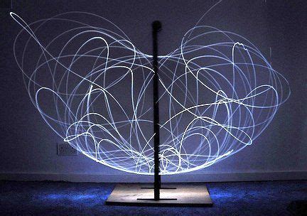 Long exposure of double pendulum exhibiting chaotic motion (tracked with a LED). via wikiwand ...