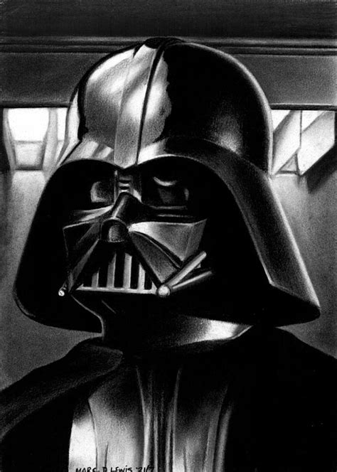 Star Wars 1977 - Darth Vader Dark Lord of the Sith Drawing by Marc D Lewis - Pixels