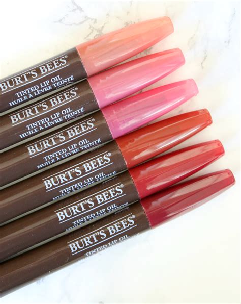 Burt's Bees Tinted Lip Oil Swatches | Diary of a Debutante