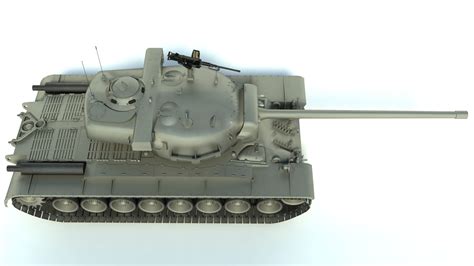 3d model t29 heavy tank wwii