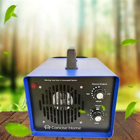 Concise Home Professional Grade Generator Air Purifier Ionizer & Deodorizer with UV Sterilizer ...