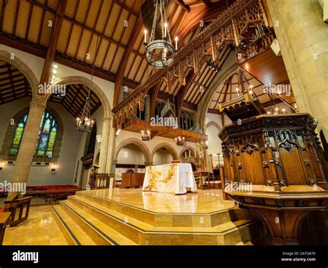 Pasadena, JAN 16: Interior view of the All Saints Episcopal Church on JAN 16, 2020 at Pasadena ...