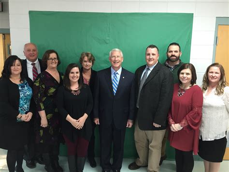 Hancock County Relocation Senator Wicker visits to Recognize Area Teachers