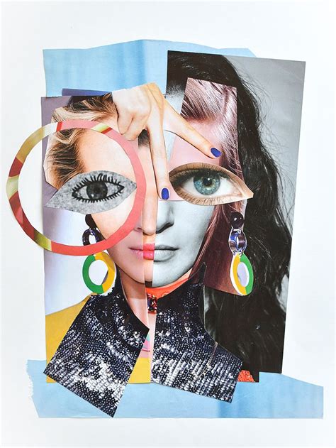 Mixed Media Collages — VEERLE SYMOENS | Pop art collage, Collage art projects, Collage art mixed ...