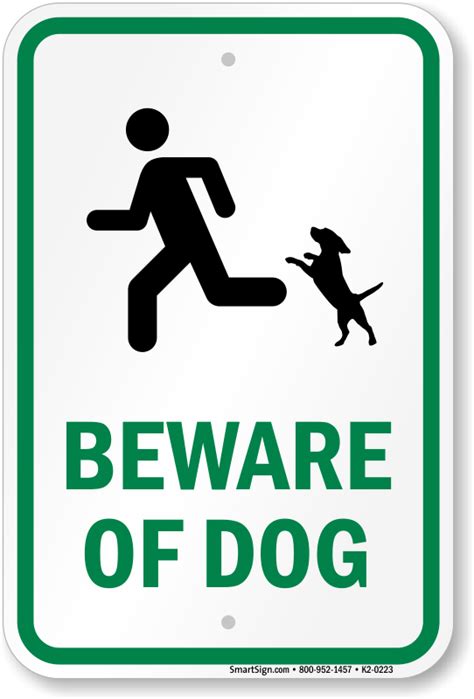 Beware of Dog Signs