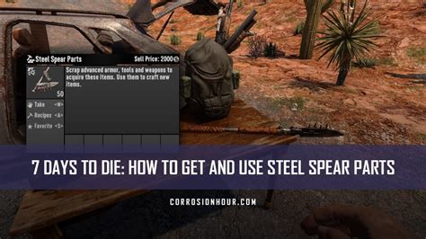 7 Days to Die: How to Get and Use Steel Spear Parts