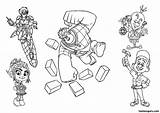 Qbert coloring Pages From Wreck It Ralph  Creditgulf sketch template