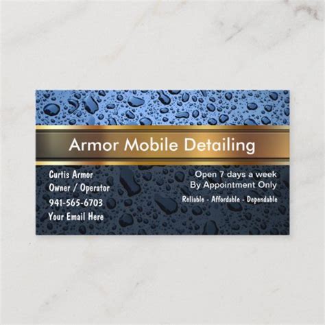 Auto Detailing Business Cards | Zazzle.com