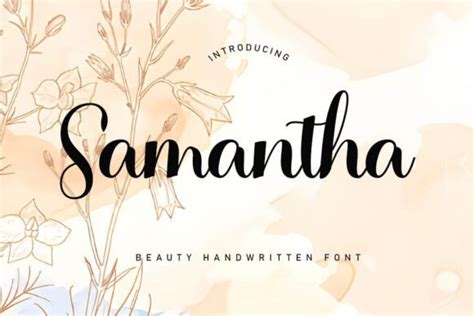 Samantha Font by Leontyn Art · Creative Fabrica