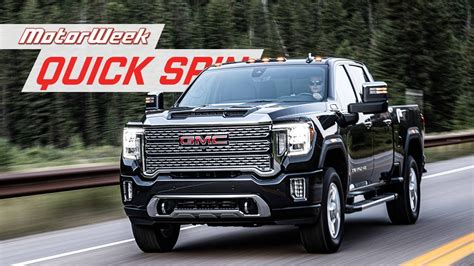 2021 GMC Sierra 2500 HD Denali | MotorWeek Quick Spin - YouTube