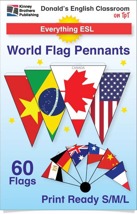 Flags of the World Banner ESL ELL Newcomer | Flags of the world, Study ...