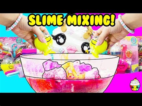 SLIME MIXING Old, New + DIY Slime + Pooey Puitton Slime Mixing + Making - Videos For Kids