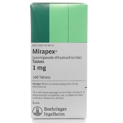 Mirapex (Generic Pramipexole) - Prescriptiongiant