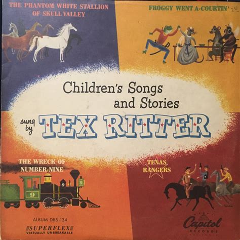 Tex Ritter - Children's Songs And Stories - Tex Ritter (1949, Vinyl) | Discogs