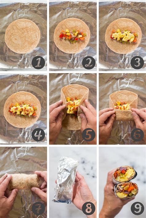 Frozen Breakfast Burritos (Healthy Make Ahead Breakfast!) • A Sweet Pea ...