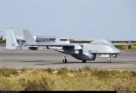 4X-UMI - Israel Aircraft Industries Israel IAI Heron UAV at Murcia - San Javier | Photo ID ...