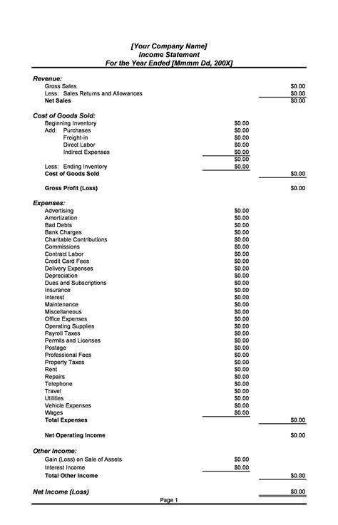 41 FREE Income Statement Templates & Examples - Template Lab