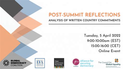 Post-Summit Reflections – Analysis of Written Country Commitments - Summit for Democracy