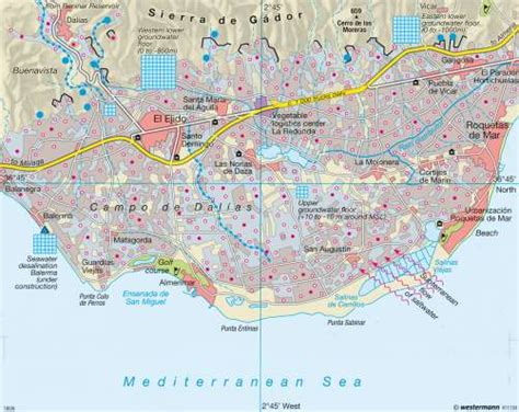 Map Of Rota Spain Area