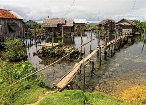 Pilar Village huts on Siargao Island in the Philippines | Siargao island, Fishing villages ...