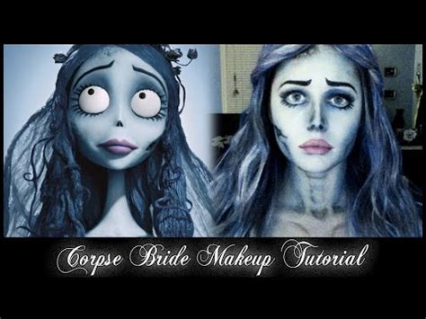 Corpse Bride Makeup Tutorial: Emily Halloween Makeup - YouTube