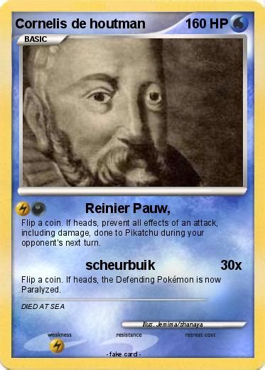 Pokémon Cornelis de houtman - Reinier Pauw, - My Pokemon Card