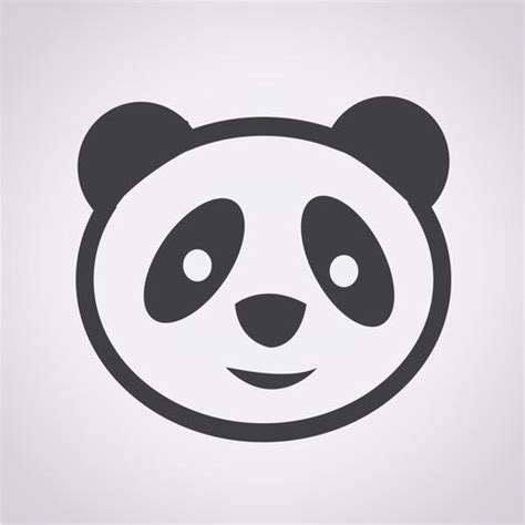 panda icon symbol sign 631849 Vector Art at Vecteezy