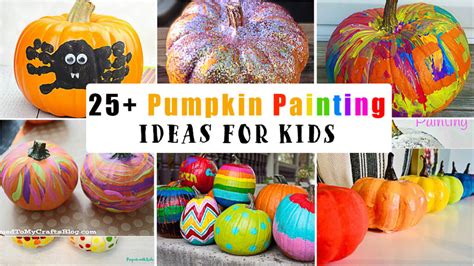 25+ Awesome Pumpkin Painting Ideas for Kids - Happy Toddler Playtime