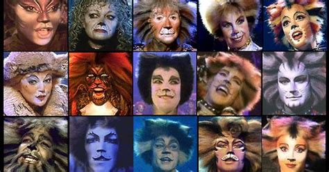 Cats the Musical. I appreciate that the characters are pictured in alphabetical order | Le ...