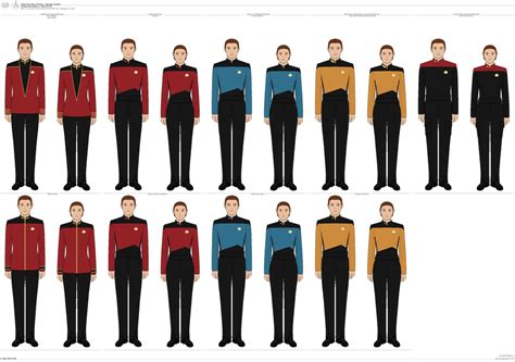 [Timeline 2.3AP] Starfleet Uniforms, 2366-2373/74 by etccommand on ...