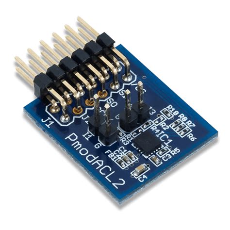 Pmod ACL2: 3-axis MEMS Accelerometer - Digilent