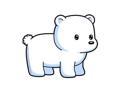 How to Draw a Cartoon Polar Bear