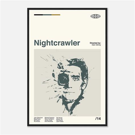 Nightcrawler Movie Poster, Nightcrawler Print, Minimalist Poster - Citiesbox