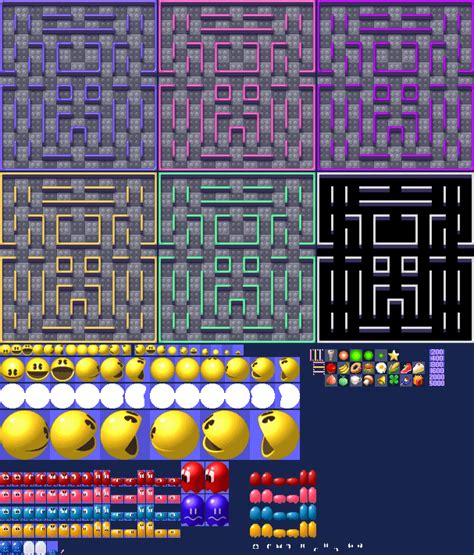 Mobile - Super Pac-Man - General Sprites - The Spriters Resource