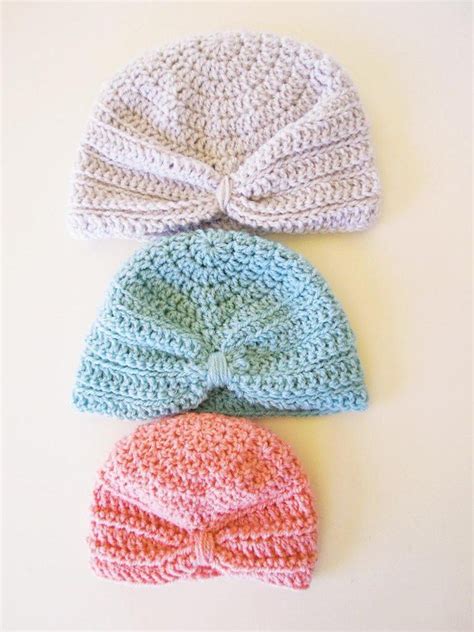 Baby Turban Hat Crochet pattern by Sarah Taylor | Crochet hat pattern ...